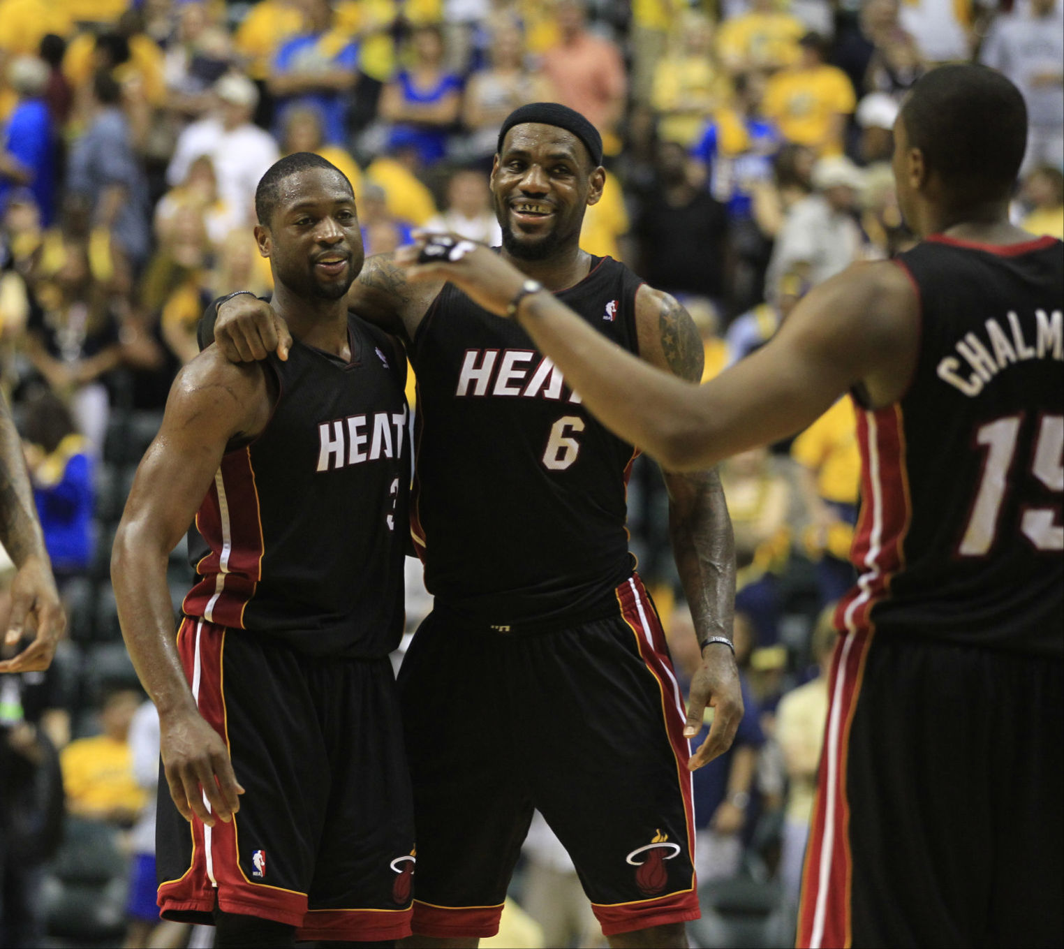 2012: LeBron James, Dwyane Wade combine for 70 in Heat playoff win